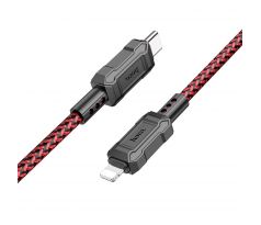 HOCO cable Type C to Lightning PD 2,4A 20W X94 1 m cervený