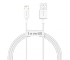 BASEUS cable USB A to Lightning 2,4A Superior CALYS-A02 1 m biely