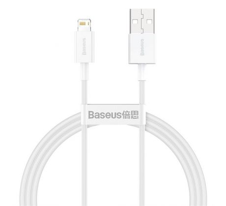 BASEUS cable USB A to Lightning 2,4A Superior CALYS-A02 1 m biely