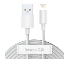 BASEUS cabel USB A to Lightning 2,4A Wism TZCALZJ-02 2 pcs 1,5 m biely