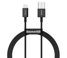 BASEUS cable USB A to Lightning 2,4A Superior CALYS-A01 1 m cierny