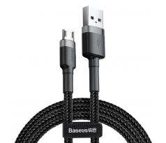 BASEUS cable USB A to Lightning 2,4A Cafule CAMKLF-BG1 0,5 m cierny šedý