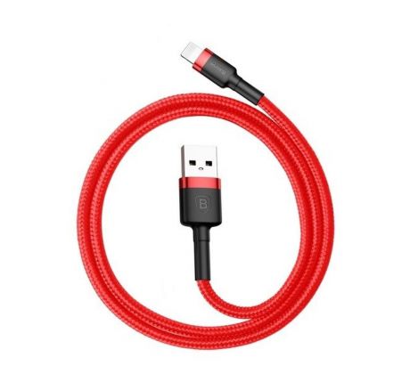 BASEUS cable USB A to Lightning 2,4A Cafule CALKLF-B09 1 m cervený cierny