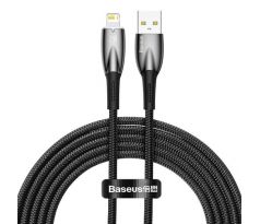 BASEUS cable USB A to Lightning 2,4A Glimmer CADH000301 2 m cierny