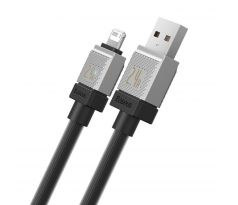 BASEUS cable USB A to Lightning 2,4A Coolplay CAKW000501 2 m cierny