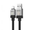 BASEUS cable USB A to Lightning 2,4A Coolplay CAKW000501 2 m cierny