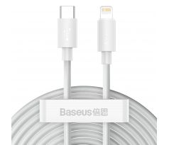 BASEUS cable Type C to Lightning PD 5A 20W Wism TZCATLZJ-02 2 pcs 1,5 m biely