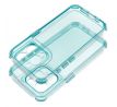 MATRIX CLEAR Case  iPhone 14 slabomodrý tyrkysový mentolový