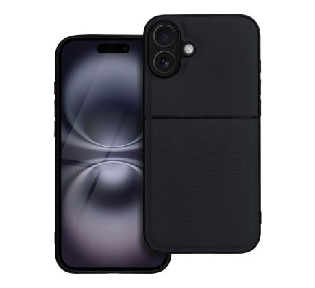 NOBLE Case  iPhone 16 Plus cierny