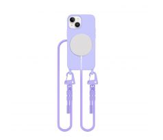 KRYT SO ŠNÚRKOU/POPRUH NA TELO TECH-PROTECT MAGNECKLACE MAGSAFE iPhone 13 mini LAVENDER