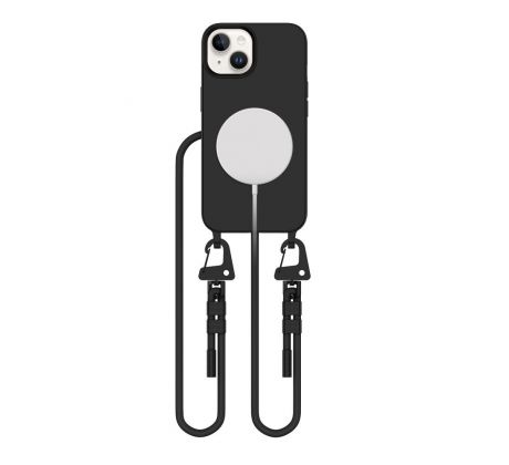 KRYT SO ŠNÚRKOU/POPRUH NA TELO TECH-PROTECT MAGNECKLACE MAGSAFE iPhone 15 BLACK