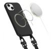 KRYT SO ŠNÚRKOU/POPRUH NA TELO TECH-PROTECT MAGNECKLACE MAGSAFE iPhone 15 BLACK