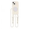 KRYT SO ŠNÚRKOU/POPRUH NA TELO TECH-PROTECT MAGNECKLACE MAGSAFE iPhone 15 COSMIC LATTE