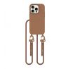 KRYT SO ŠNÚRKOU/POPRUH NA TELO TECH-PROTECT MAGNECKLACE MAGSAFE iPhone 15 Pro CHOCOLATE BROWN