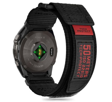 REMIENOK TECH-PROTECT SCOUT PRO GARMIN FENIX 5X / 5X Plus / 6X / 6X PRO / 7X / 8 (51 mm) BLACK