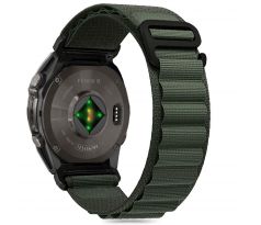 REMIENOK TECH-PROTECT NYLON PRO GARMIN FENIX 5 / 6 / 6 PRO / 7 / 8 (47 mm) / E OLIVE GREEN