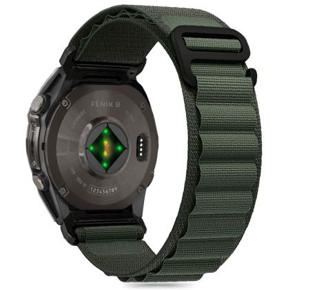 REMIENOK TECH-PROTECT NYLON PRO GARMIN FENIX 5 / 6 / 6 PRO / 7 / 8 (47 mm) / E OLIVE GREEN