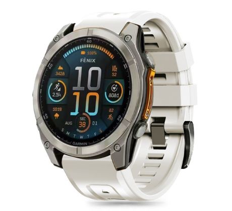 REMIENOK TECH-PROTECT SILICONE GARMIN FENIX 5S / 5S Plus / 6S / 6S PRO / 7S / 8 (43 mm) TITANIUM