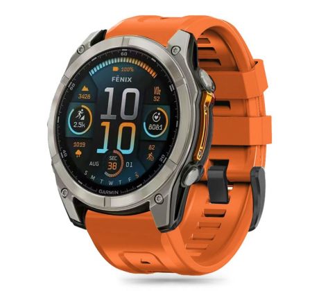 REMIENOK TECH-PROTECT SILICONE GARMIN FENIX 5S / 5S Plus / 6S / 6S PRO / 7S / 8 (43 mm) ORANGE