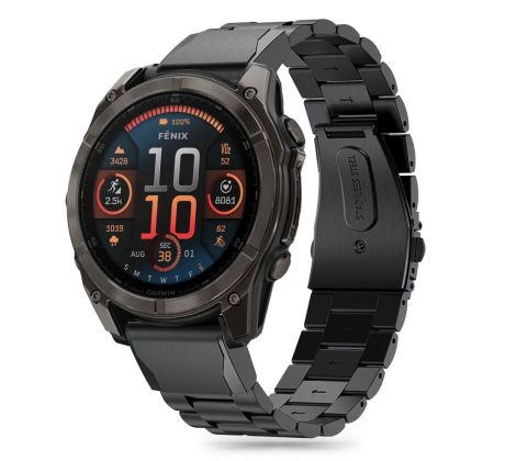 REMIENOK TECH-PROTECT STAINLESS GARMIN FENIX 5X / 5X Plus / 6X / 6X PRO / 7X / 8 (51 mm) BLACK