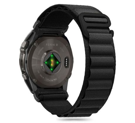 REMIENOK TECH-PROTECT NYLON PRO GARMIN FENIX 5 / 6 / 6 PRO / 7 / 8 (47 mm) / E BLACK