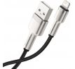 BASEUS cable USB A to Lightning 2,4A Cafule Metal 1 m cierny