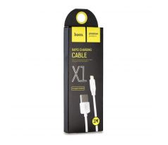 HOCO cable USB A to Lightning 2,1A X1 1 m biely