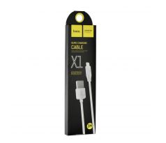 HOCO cable USB A to Lightning 2,1A X1 3 m biely