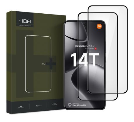 2PACK SET OCHRANNÝCH SKIEL HOFI GLASS PRO+ 2-PACK XIAOMI 14T / 14T PRO BLACK