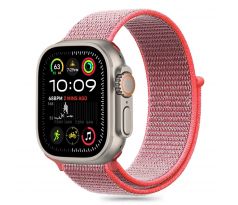 REMIENOK TECH-PROTECT NYLON APPLE WATCH 6 / 7 / 8 / 9 / 10 / SE (40 / 41 / 42 mm) HOT PINK