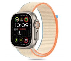 REMIENOK TECH-PROTECT NYLON APPLE WATCH 6 / 7 / 8 / 9 / 10 / SE / ULTRA 1 / 2 (44 / 45 / 46 / 49 mm) CREAM