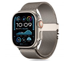 REMIENOK TECH-PROTECT MILANO APPLE WATCH 6 / 7 / 8 / 9 / 10 / SE / ULTRA 1 / 2 (44 / 45 / 46 / 49 mm) TITANIUM