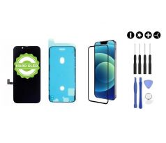 MULTIPACK - OLED displej pre iPhone 13 Pro + lepka pod displej + ochranné sklo + sada náradia