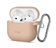 KRYT TECH-PROTECT SILICONE HOOK APPLE AirPODS 4 CAFFE LATTE