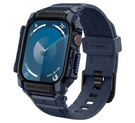 KRYT SPIGEN RUGGED ARMOR ”PRO” APPLE WATCH 10 (46 mm) NAVY BLUE