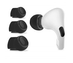 NÁHRADNÉ ŠTUPLE DO UŠÍ TECH-PROTECT EAR TIPS 3-PACK APPLE AirPODS PRO 1 / 2 BLACK