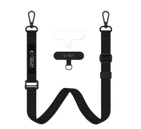 ŠNÚRKA NA TELEFÓN/POPRUH TECH-PROTECT C6S ROPE CROSSBODY BLACK