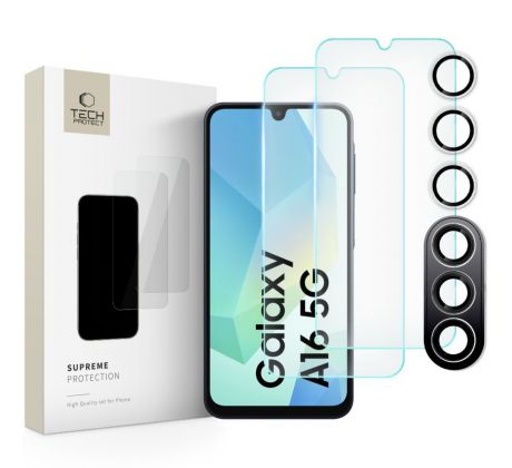 OCHRANNÉ TVRDENÉ SKLO TECH-PROTECT SUPREME SET SAMSUNG GALAXY A16 4G / 5G CLEAR