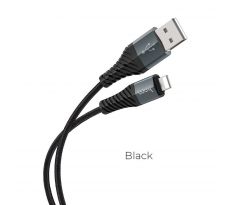 HOCO cable USB A to Lightning 2,4 X38 1 m cierny