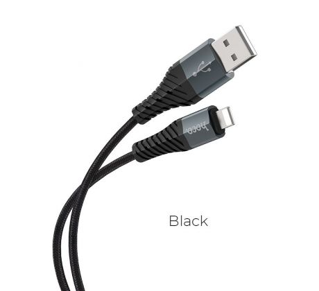 HOCO cable USB A to Lightning 2,4 X38 1 m cierny