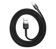 BASEUS cable USB A to Lightning 2.4A Cafule CALKLF-BG1 1 m cierny šedý