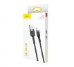 BASEUS cable USB A to Lightning 2.4A Cafule CALKLF-BG1 1 m cierny šedý