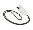 UNIVERZÁLNA ŠNÚRKA NA TELEFÓN POD KRYT / POPRUH TECH-PROTECT C7S ROPE CROSSBODY STRAP HUNTER GREEN/GOLD