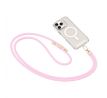 UNIVERZÁLNA ŠNÚRKA NA TELEFÓN POD KRYT / POPRUH TECH-PROTECT C7S ROPE CROSSBODY STRAP BABY PINK/GOLD