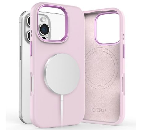 KRYT TECH-PROTECT SILICONE PURE MAGSAFE iPhone 16 Pro PINK PEARL