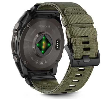 REMIENOK TECH-PROTECT NYLON CLASSIC GARMIN FENIX 5 / 6 / 6 PRO / 7 / 8 (47 mm) / E OLIVE GREEN