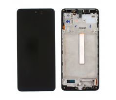 LCD displej + dotykové sklo - Samsung Galaxy M52 s rámom