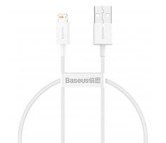 BASEUS cablel USB A to Apple Lightning 8-pin 2,4A Superior Series Fast Charging CALYS-02 0.25 meter biely