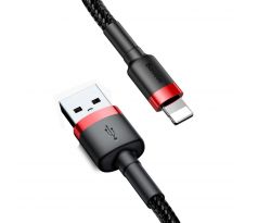 BASEUS cable USB A to Lightning 2,4A Cafule CALKLF-B19 1 m cierny cervený