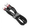 BASEUS cable USB A to Lightning 2,4A Cafule CALKLF-B19 1 m cierny cervený